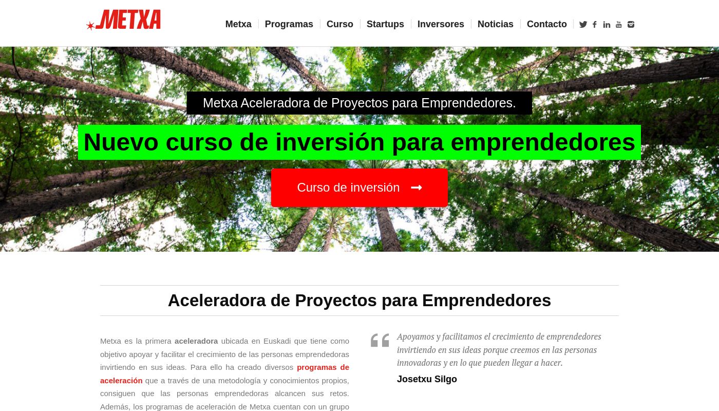 Metxa Accelerator