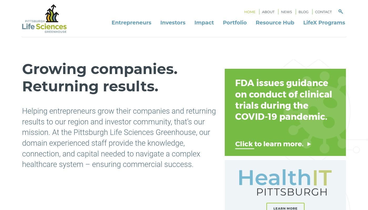 Pittsburgh Life Sciences Greenhouse