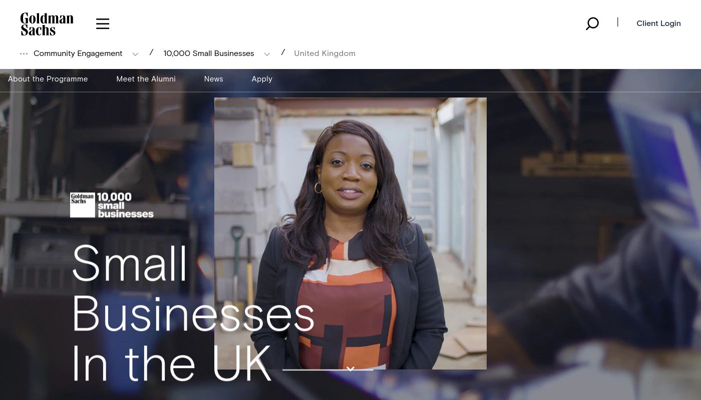 Goldman Sachs 10,000 Small Businesses