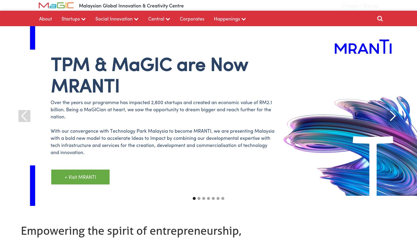 Malaysian Global Innovation and Creativity Centre - MaGIC