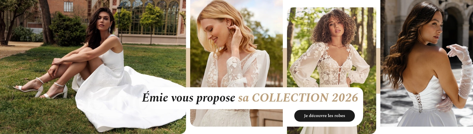 nouvelle collection de robe de mariée 2025