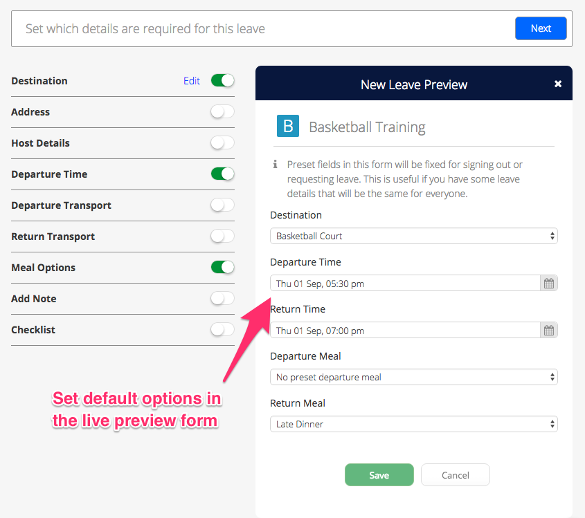 leave management system