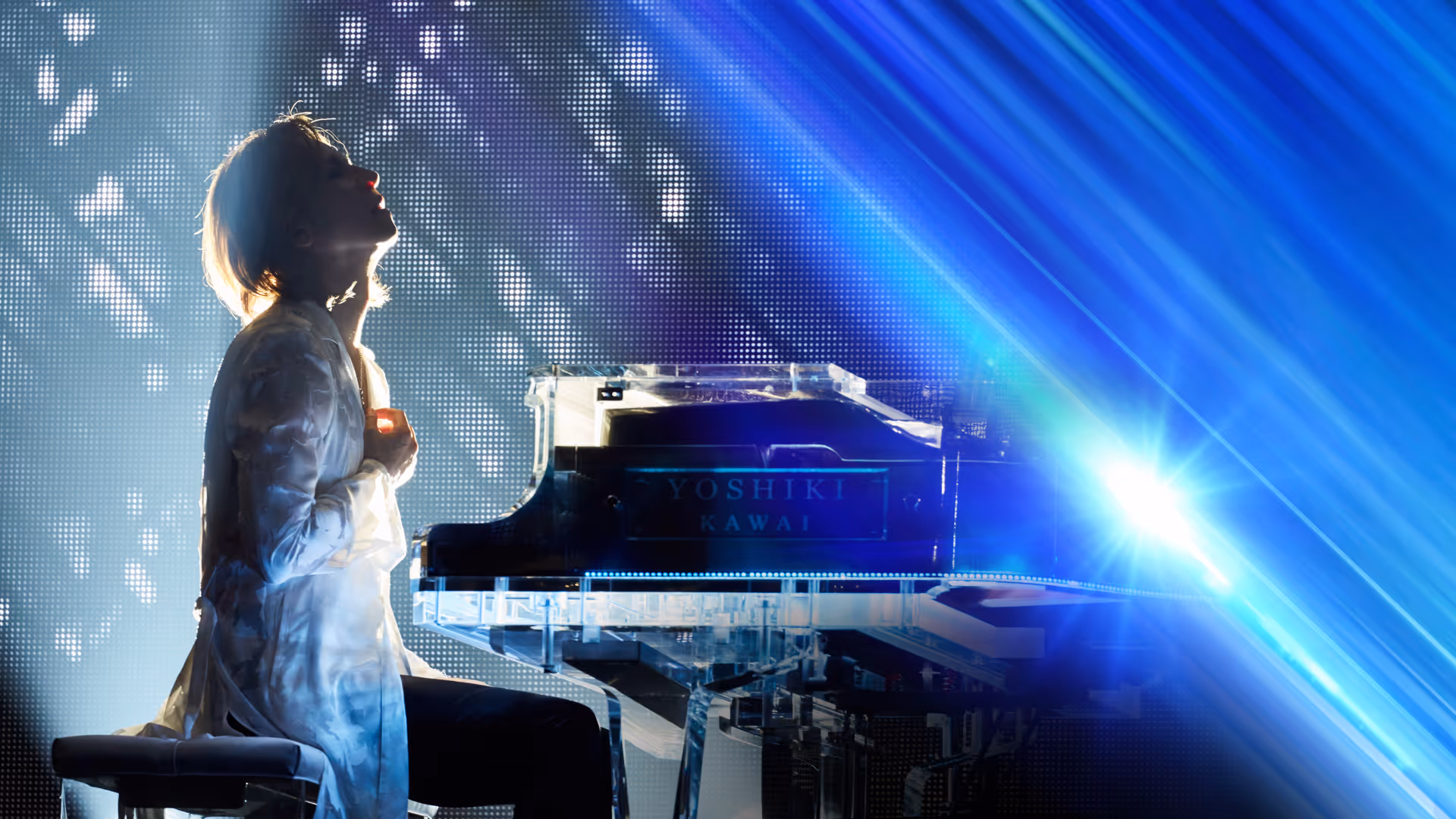 YOSHIKI Image with Piano