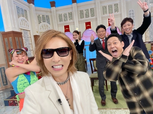 YOSHIKI on "Gyoretsu Special" variety TV show