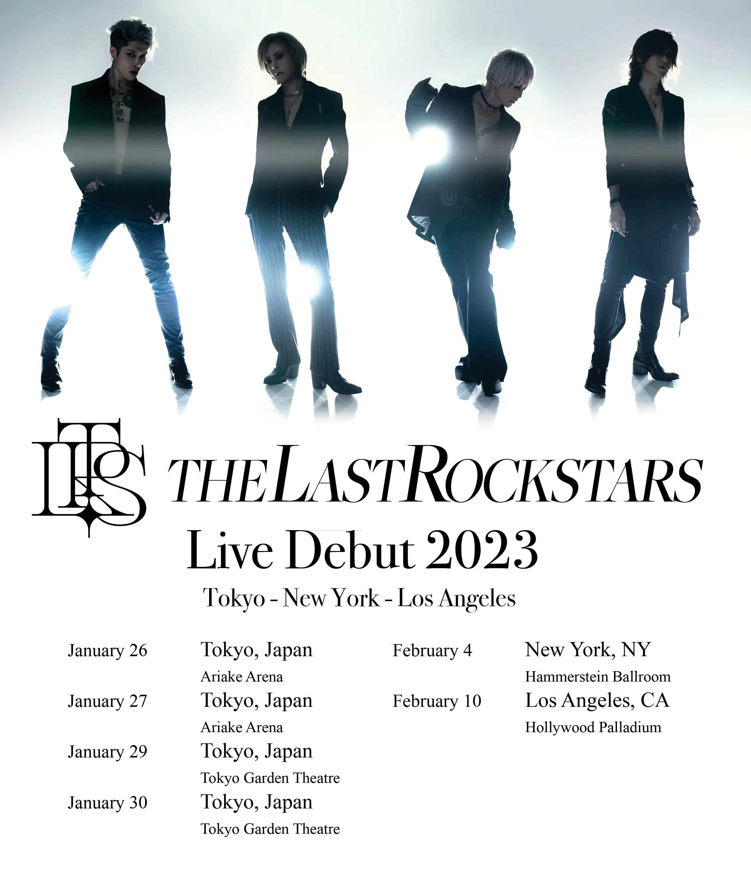 The Last Rockstars Live Debut 2023