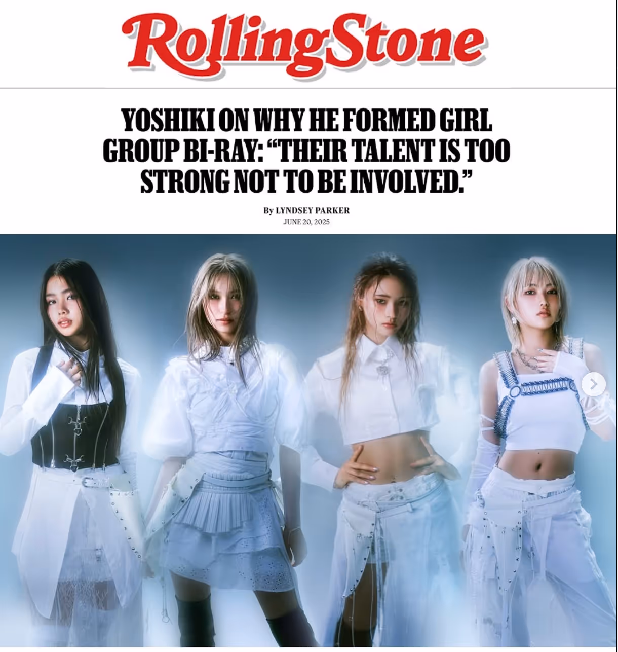 Bi-Ray Rolling Stone Article