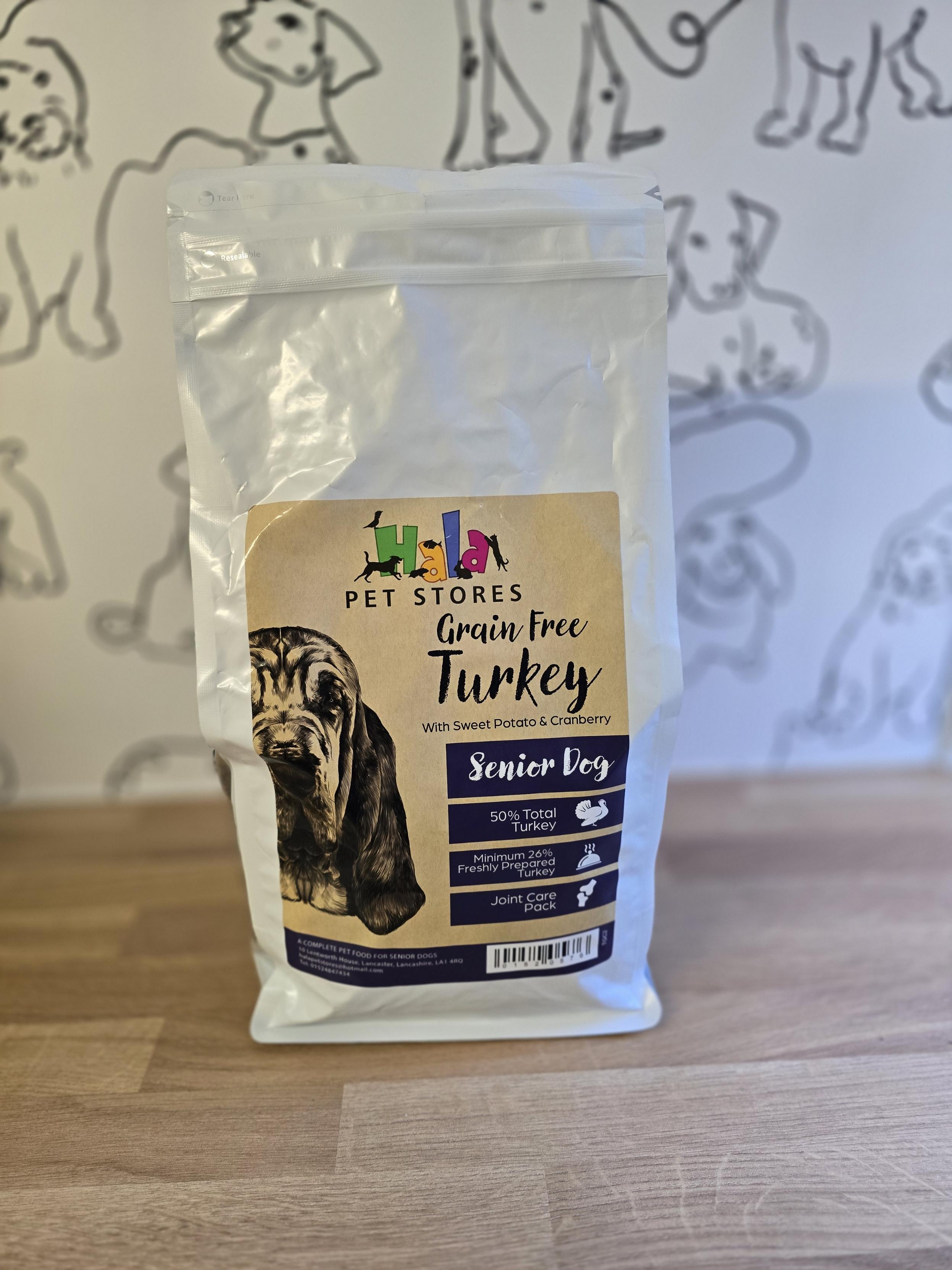 Grain Free SENIOR Turkey sweet potato & Cranberry 12kg
