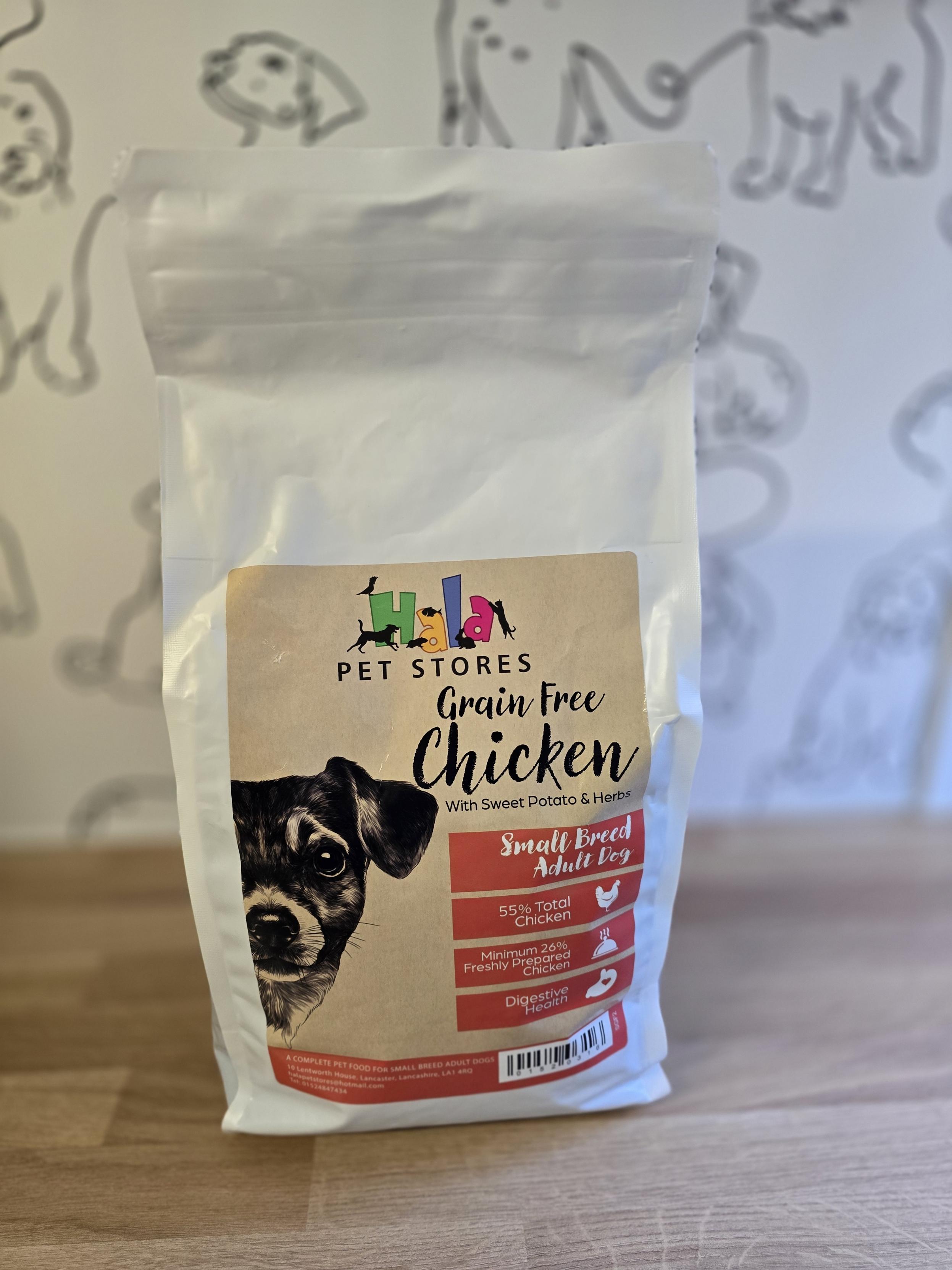 Grain Free Small Breed Chicken, sweet potato & herbs 6kg