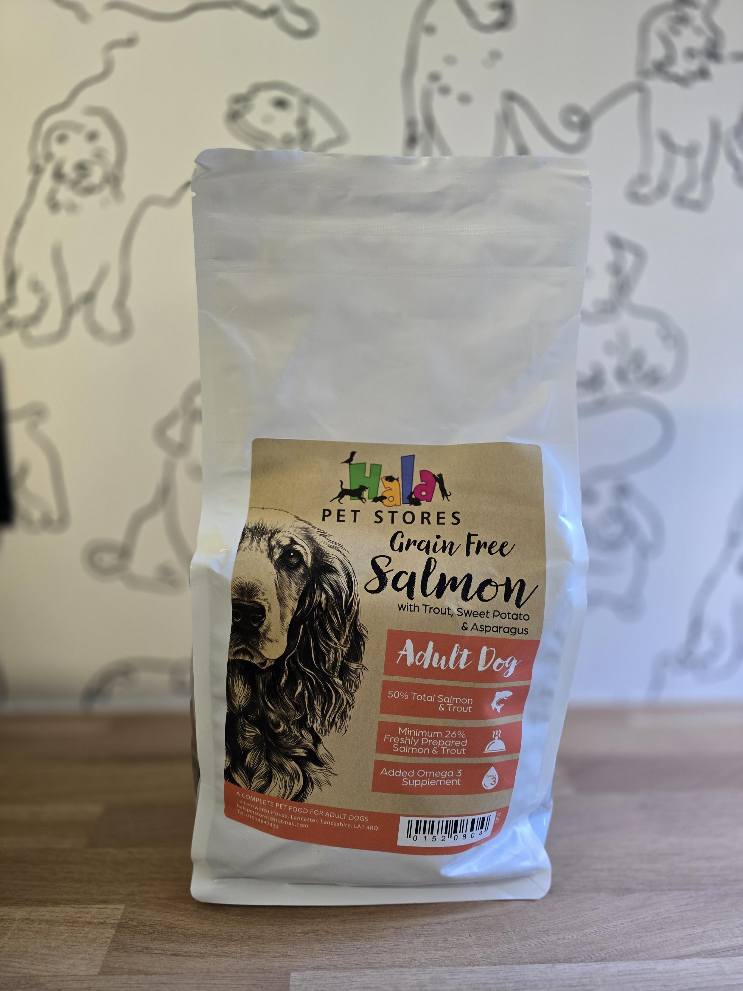 Grain Free Salmon Trout Sweet Potato & Asparagus 12kg