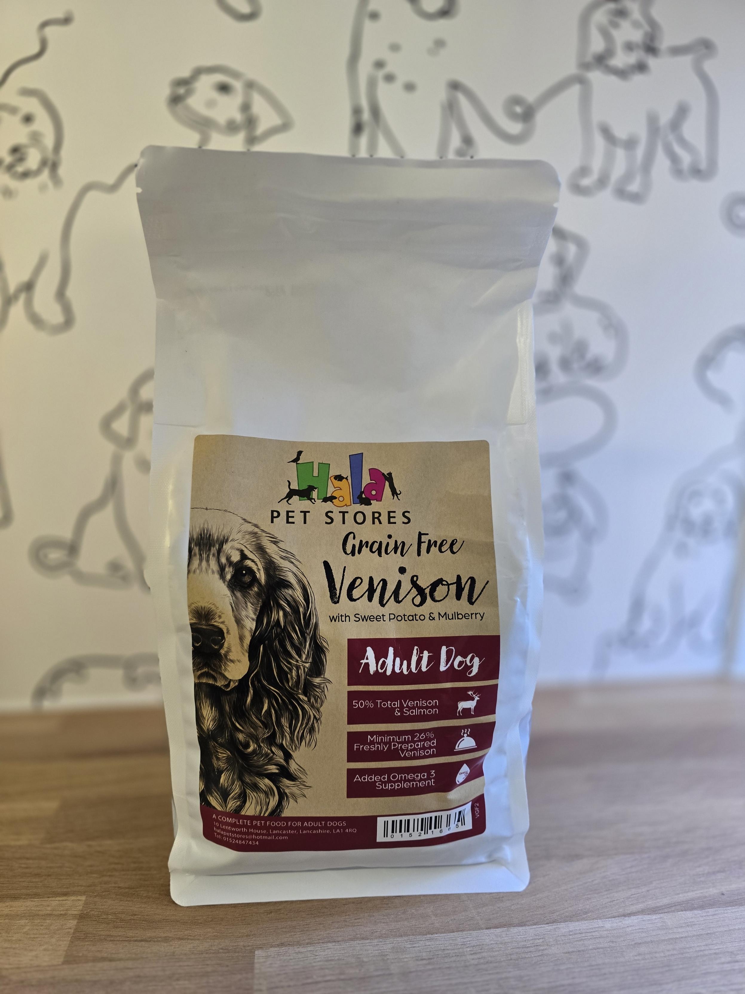 Grain Free Venison, Sweet Potato & Mulberry 