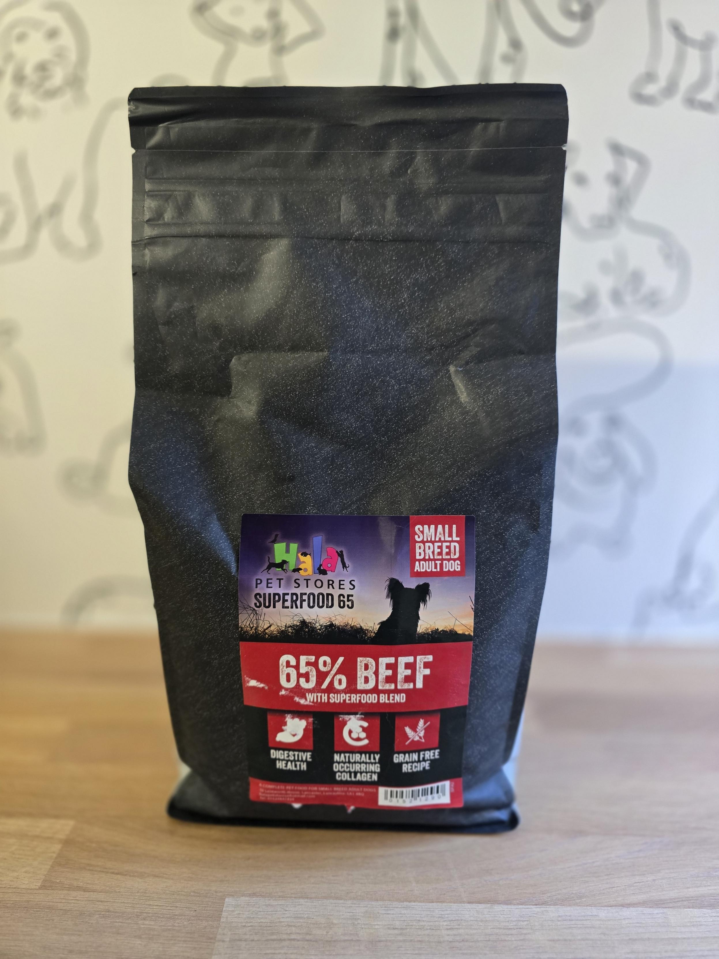 Super Food Grain Free Angus Beef - Carrot, Green Beans, Cauliflower, Tomato and Courgette (SMALL BREED) 