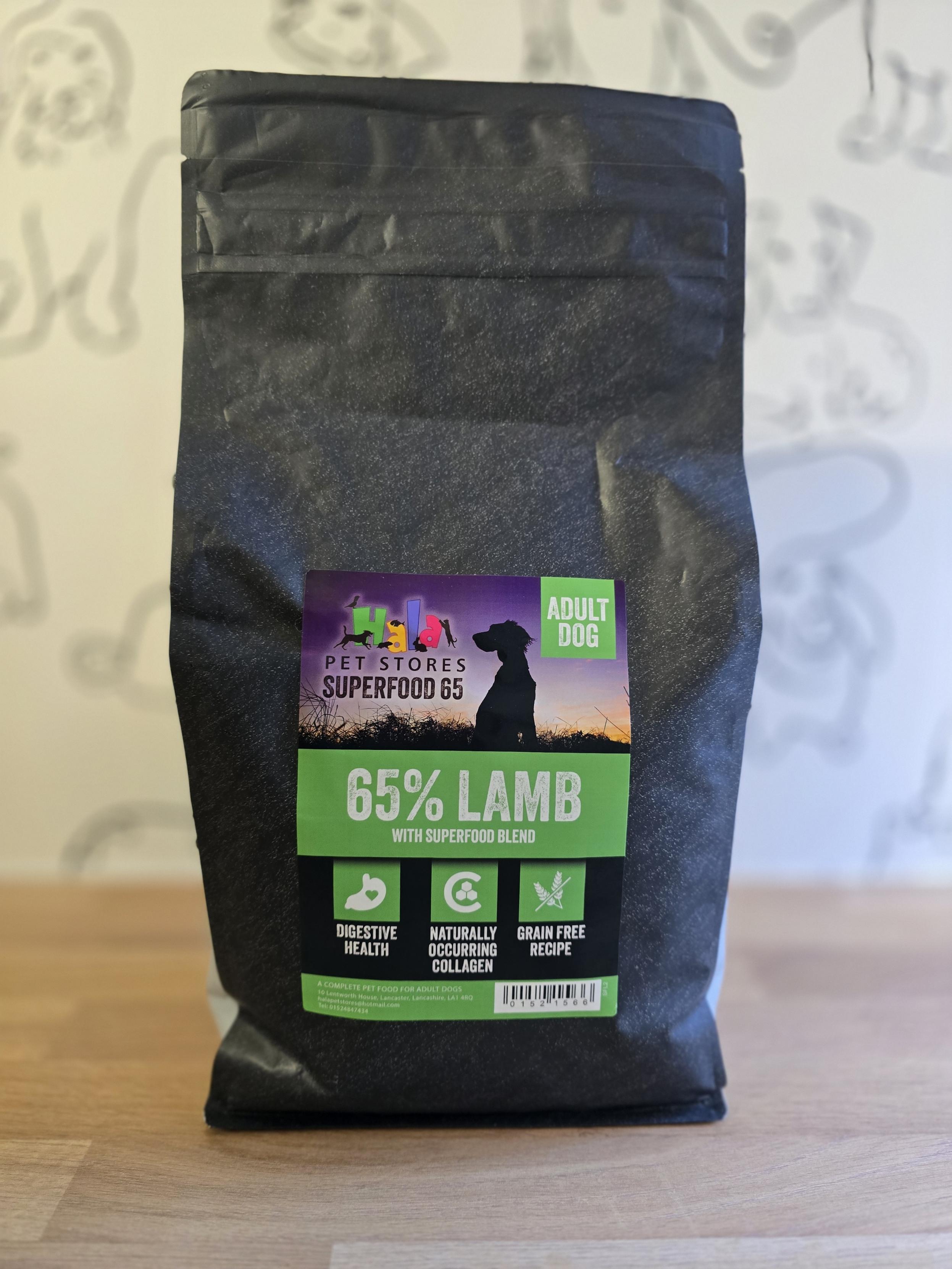 Super Food Grain Free Lamb - Mint, Pomegranate, Mulberry, Broccoli and Fennel