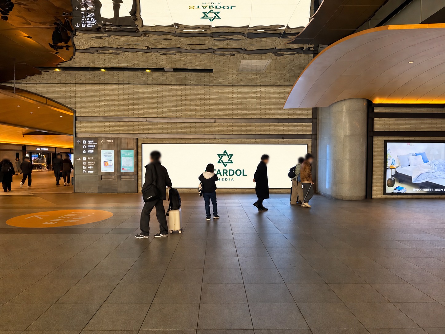 Main entrance · beside exit 1 surrounding route