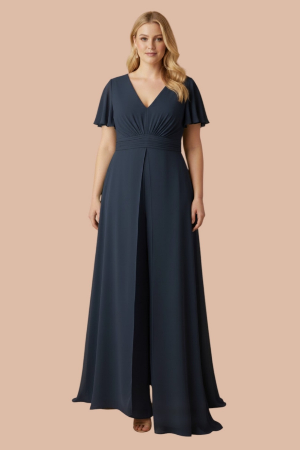Robe de cocktail Marion Bleu Marine