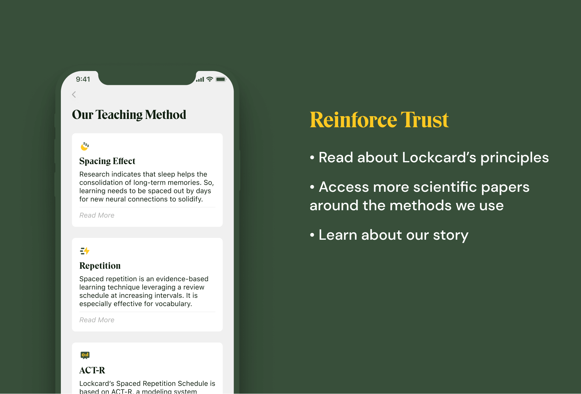Lockcard's Teaching Method