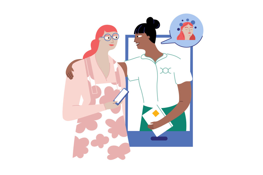 Tips for checking in on mental health while work and life are blurred