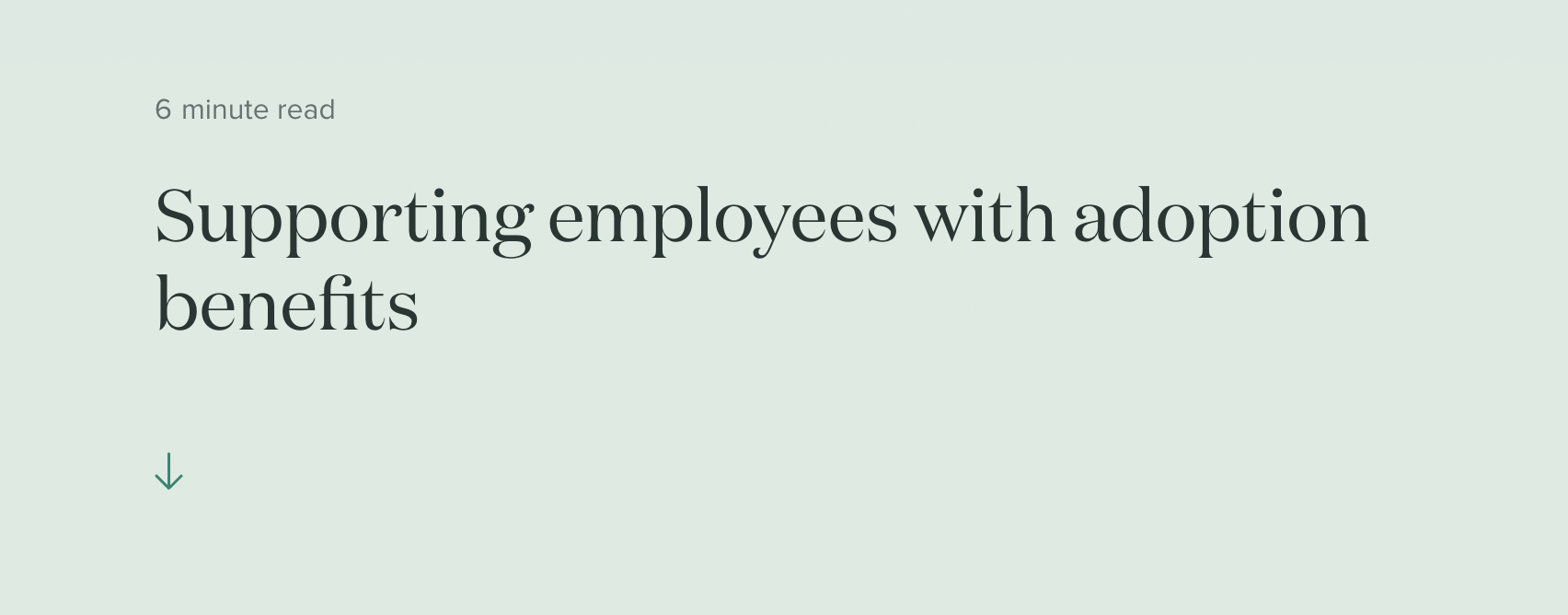 Supporting employees with adoption benefits
