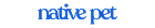 native pet logo