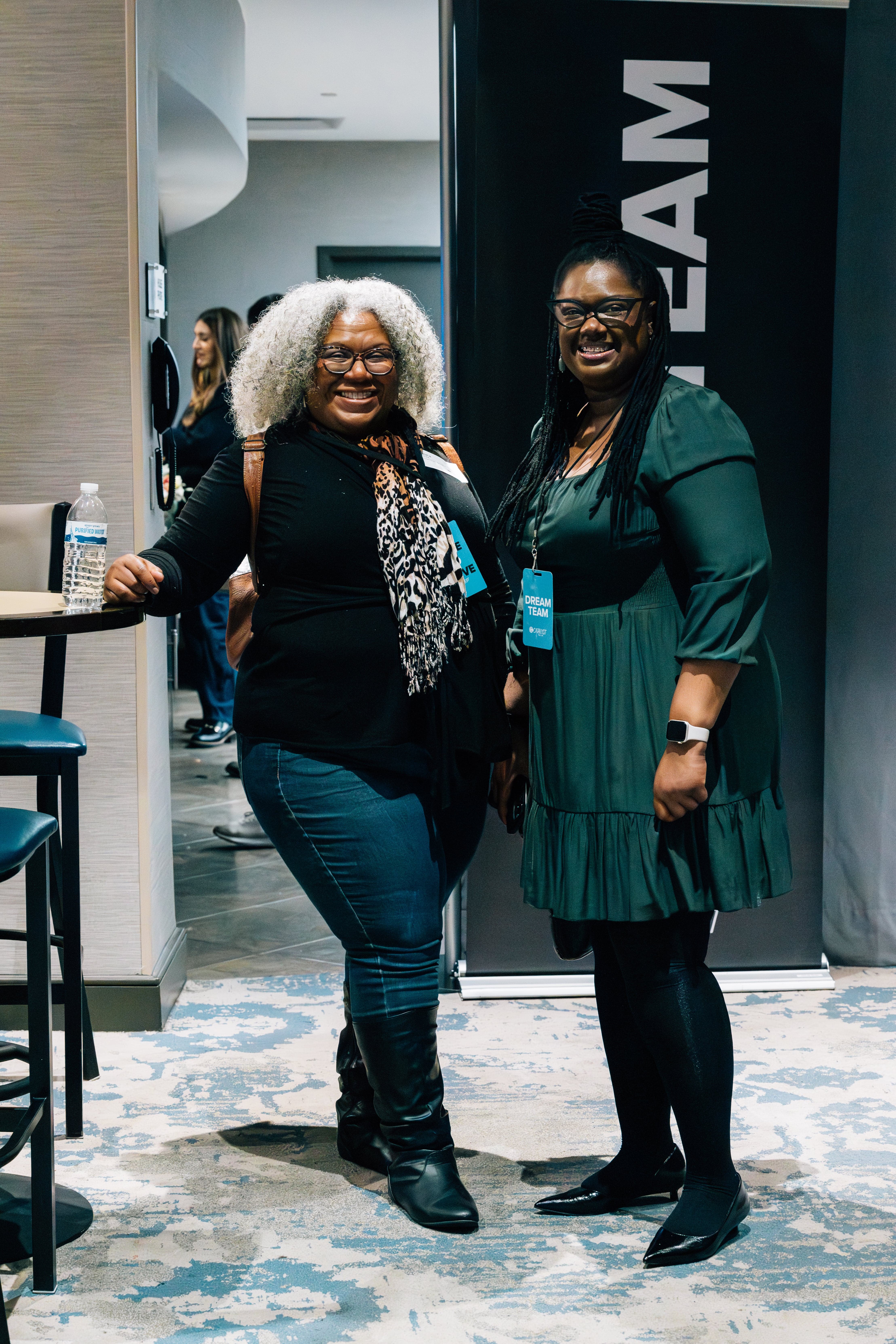 Men and Women Holding Sign for Marriage and Family Group