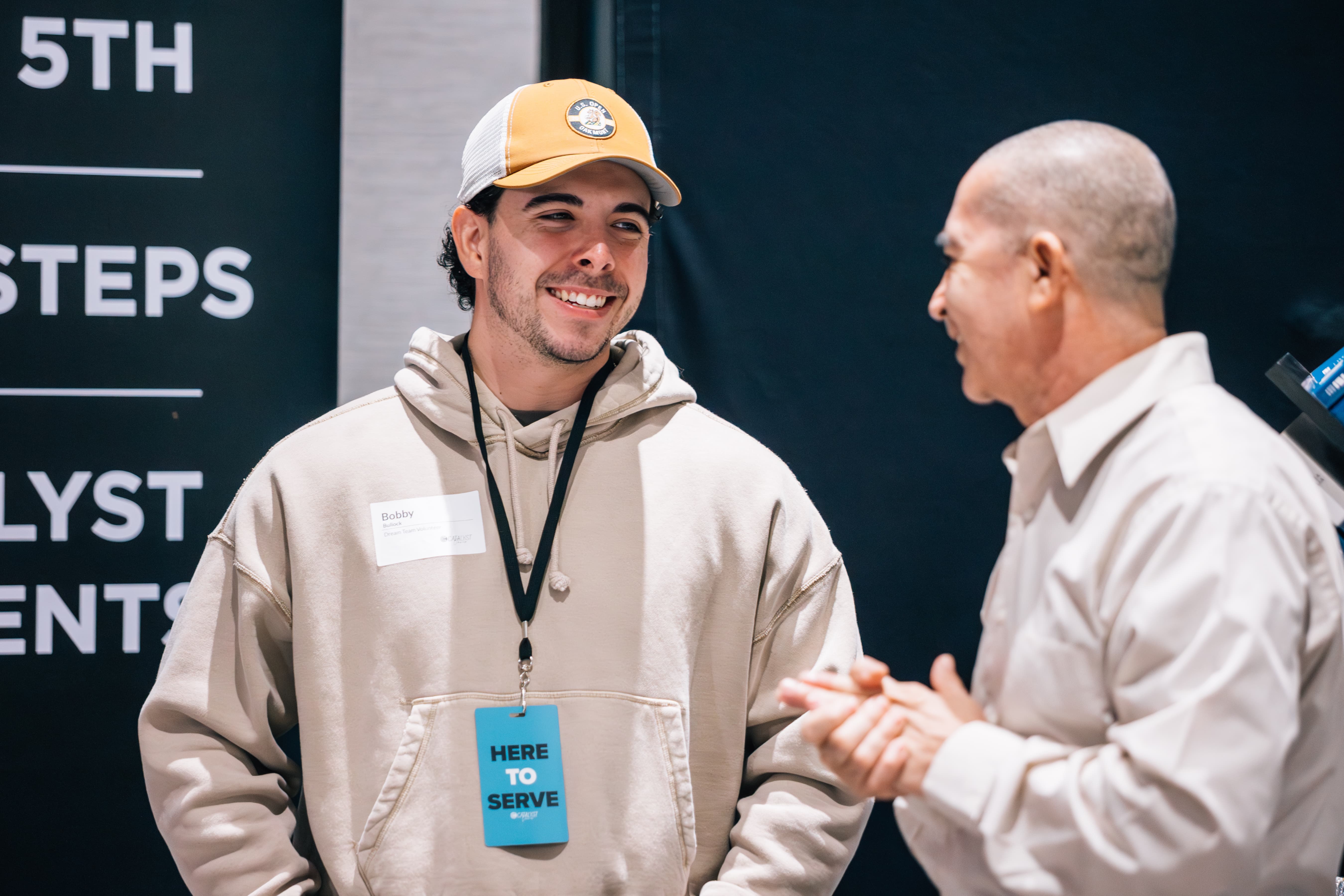 A photo of a catalyst team member taking a photo.