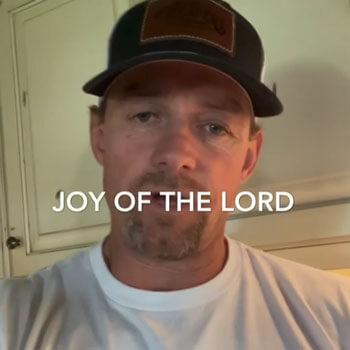 Todd Pierce talking about the Joy of the Lord