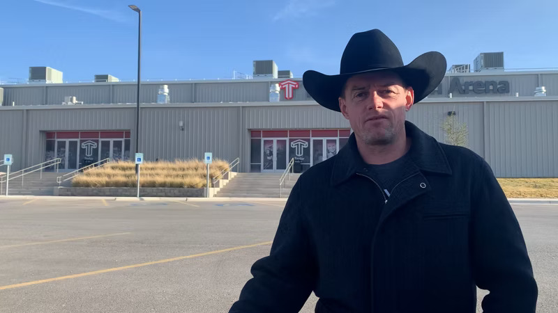 Todd Pierce talking about live event at Taylor Telecom Arena