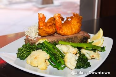 Prime and Prawns - Seasonal Dish