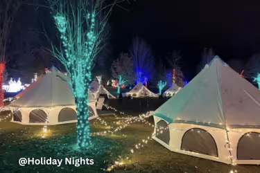 Holiday Lights tents