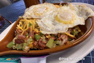 Hog Wild Cafe Breakfast dish