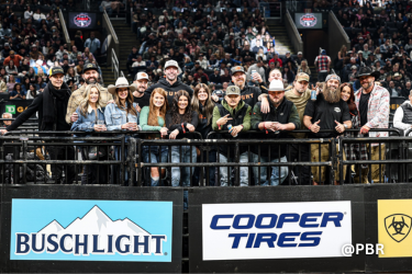 Family enjoying Professional Bull Riding
