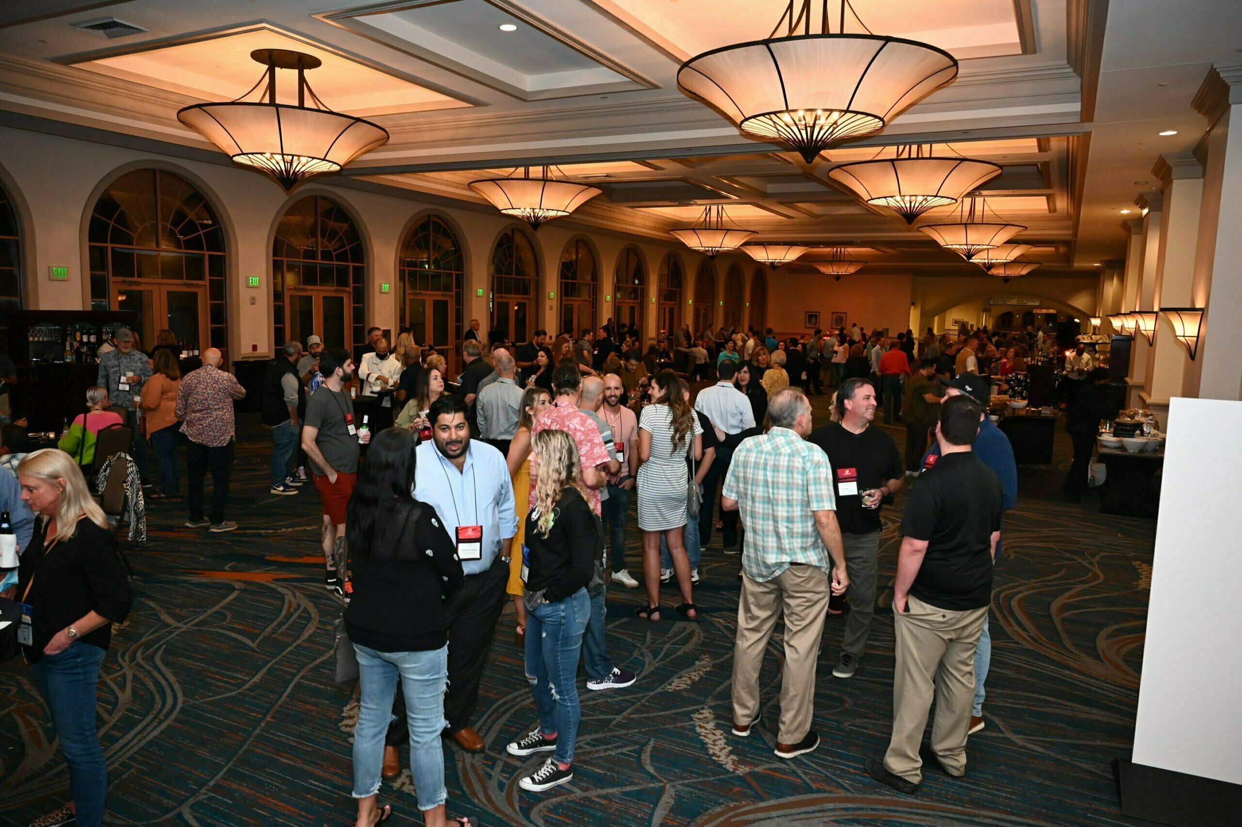 Buyers and suppliers meeting at The Gathering