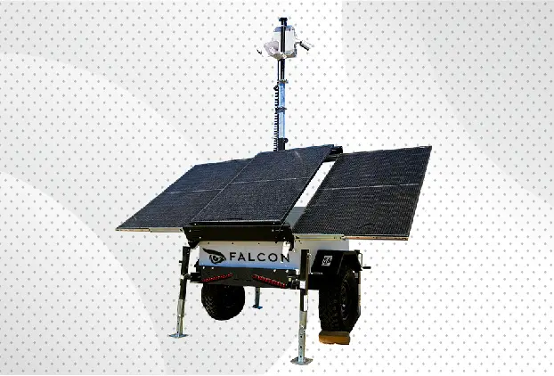 solar video security trailer