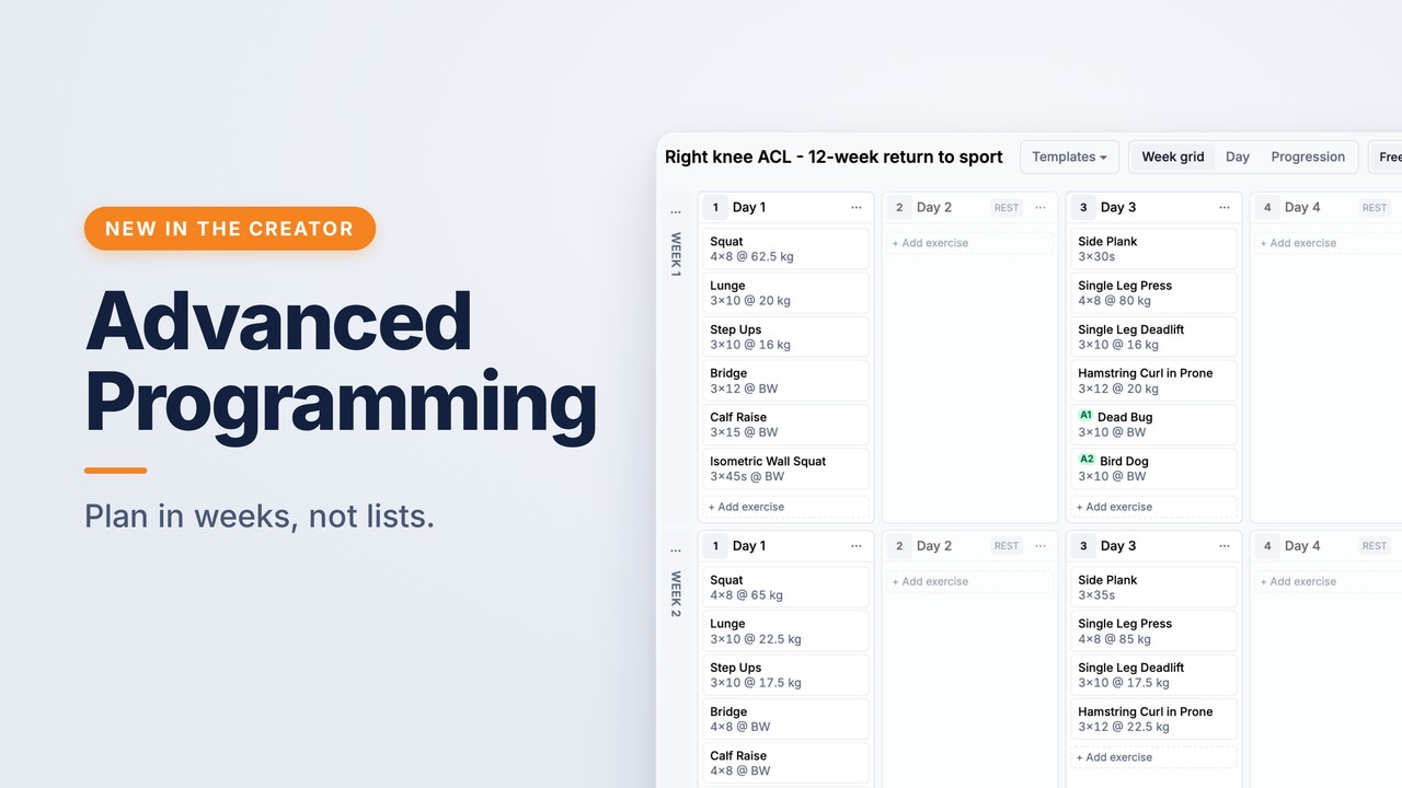 Introducing Advanced Programming: Plan in Weeks, Not Lists