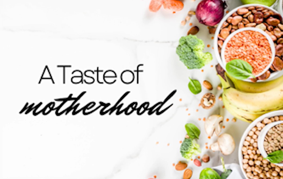 A banner image with bowls of fruits, vegetables, and grains