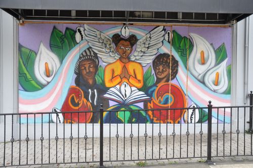 Racial justice street art