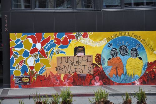 Racial justice mural