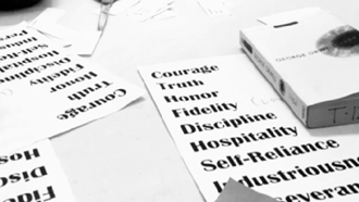 Stack of Papers with Book