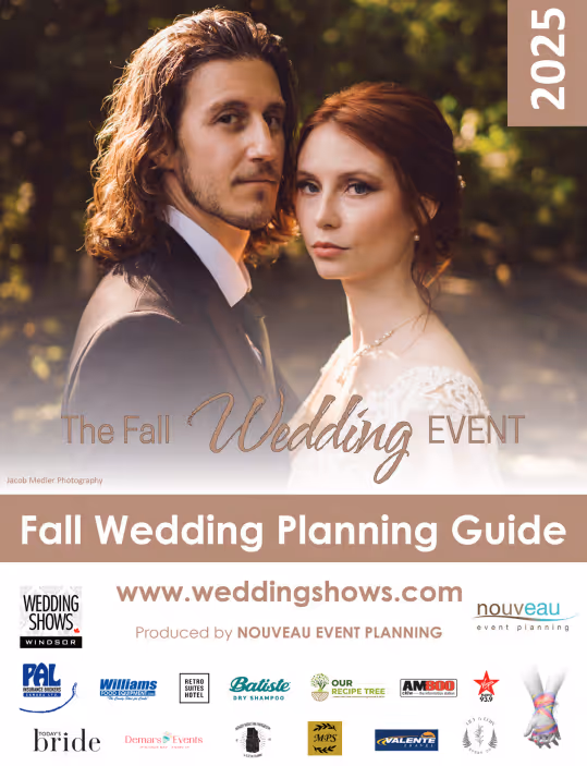 Thumbnail description of a wedding directory PDF