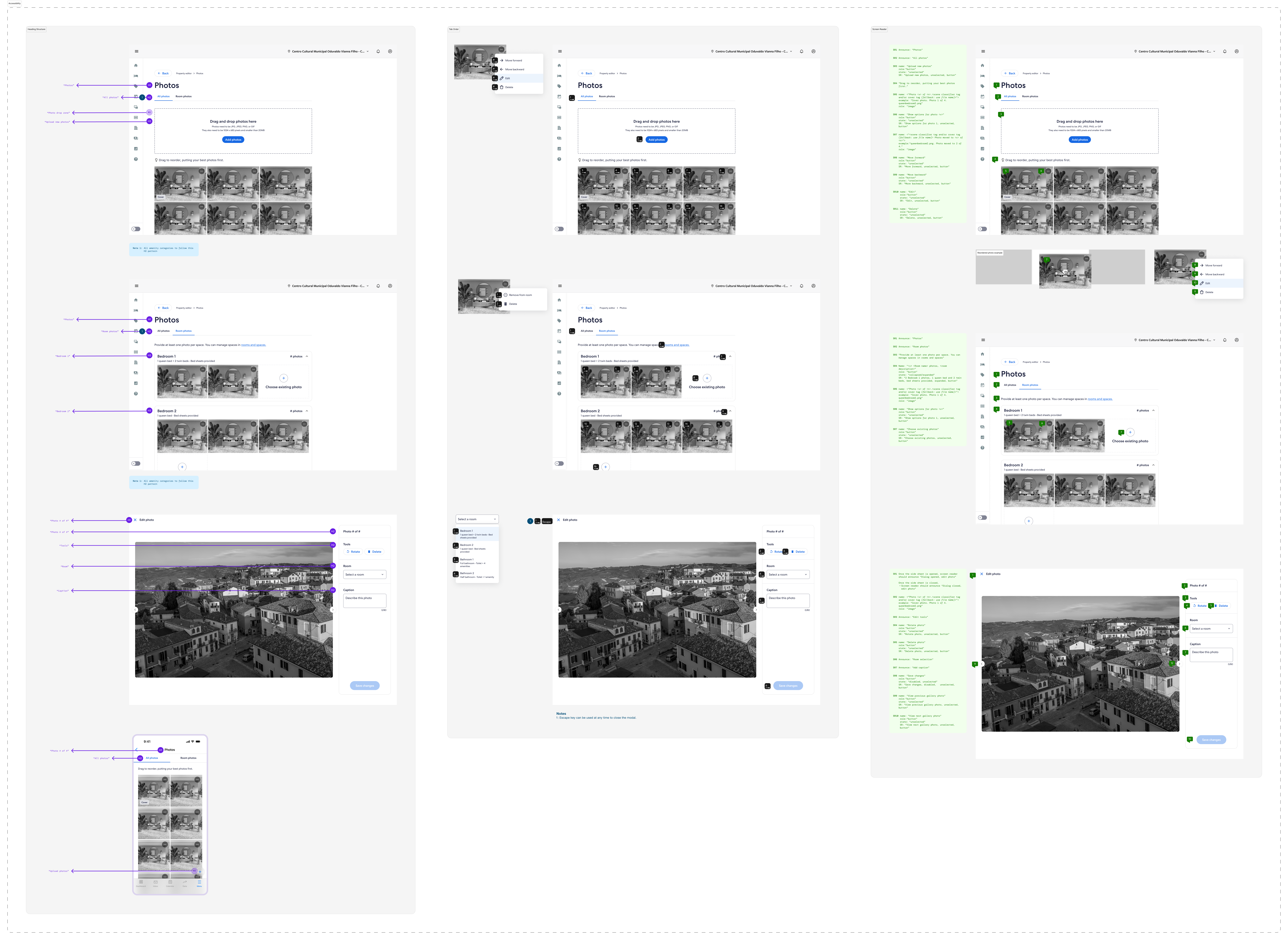 Screens of the mid-fidelity wireframe of the Farm To Crag app.