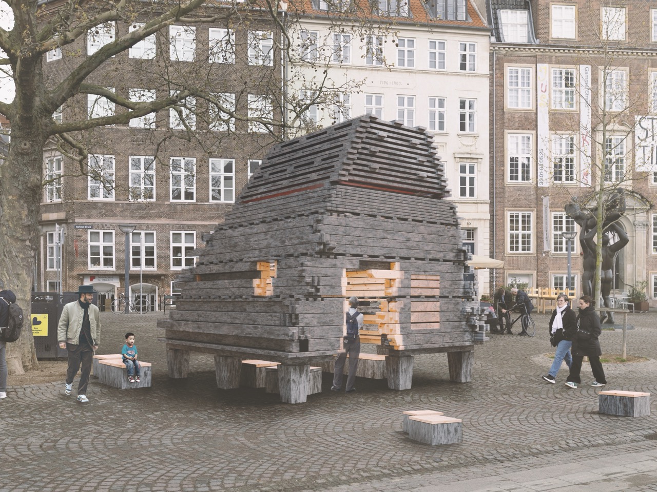 3d render of Barn Again by Tom Svilans & THISS Studio