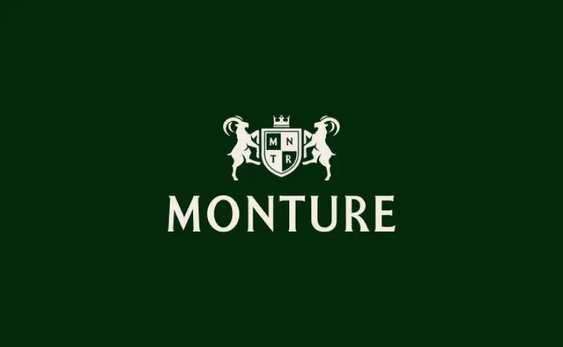Monture logo architecture and identity system showcase