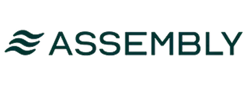Assembly logo with stylized wave design to the left of the word ASSEMBLY in uppercase letters.