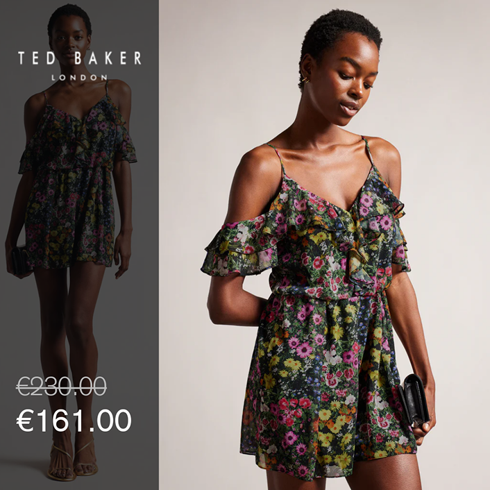 DPA ad created by Socioh for Ted Baker in 1:1 dimension