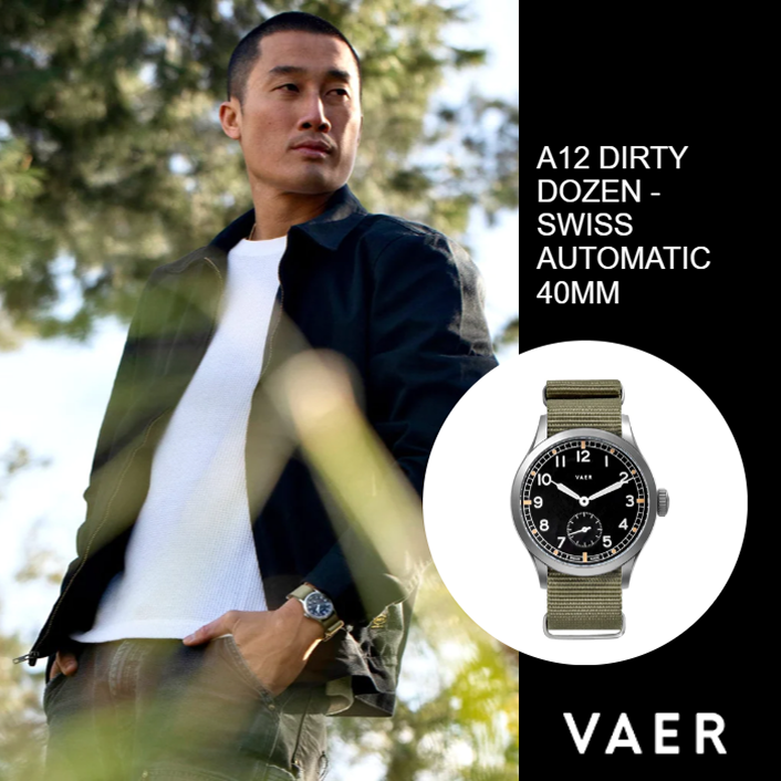 DPA ad created by Socioh for Vaer Watches in 1:1 dimension