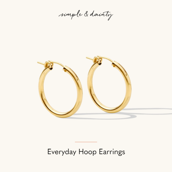DPA ad created by Socioh for Simple And Dainty in 1:1 dimension