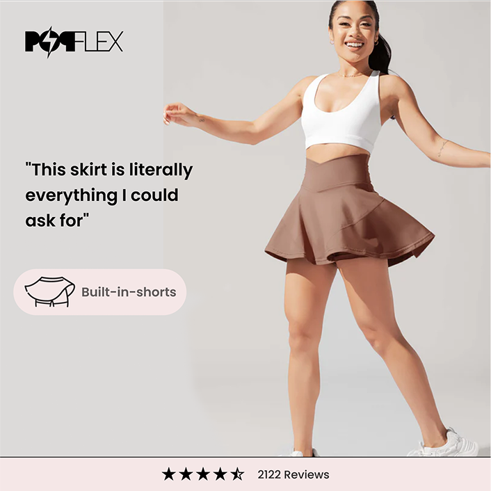 DPA ad created by Socioh for Popflex in 1:1 dimension