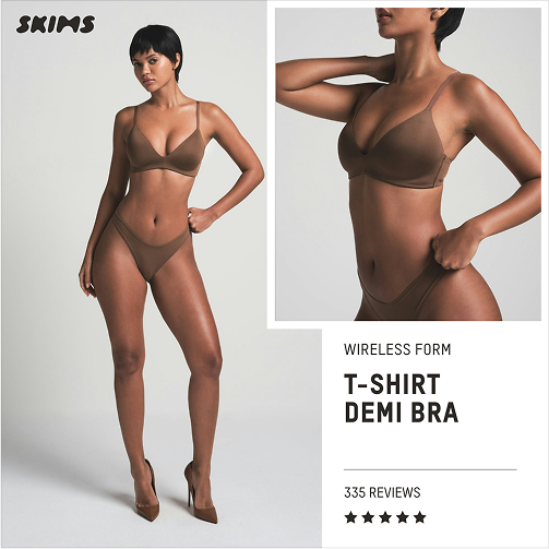 DPA ad created by Socioh for Skims in 1:1 dimension
