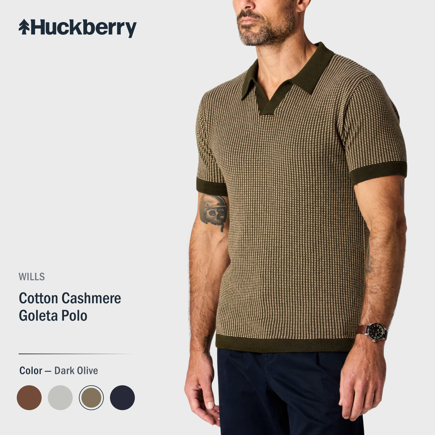 DPA ad created by Socioh for Huckberry in 1:1 dimension