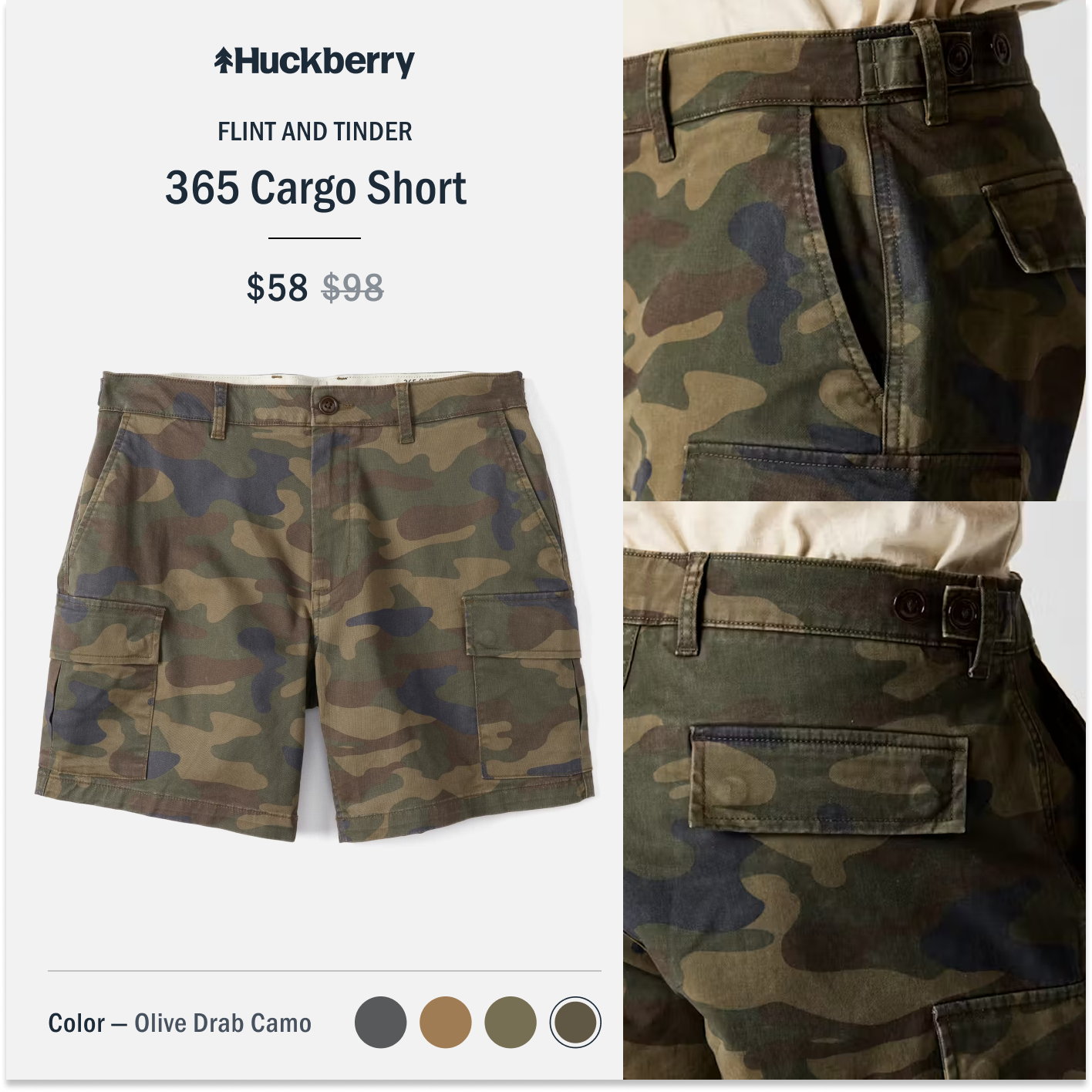 DPA ad created by Socioh for Huckberry in 1:1 dimension