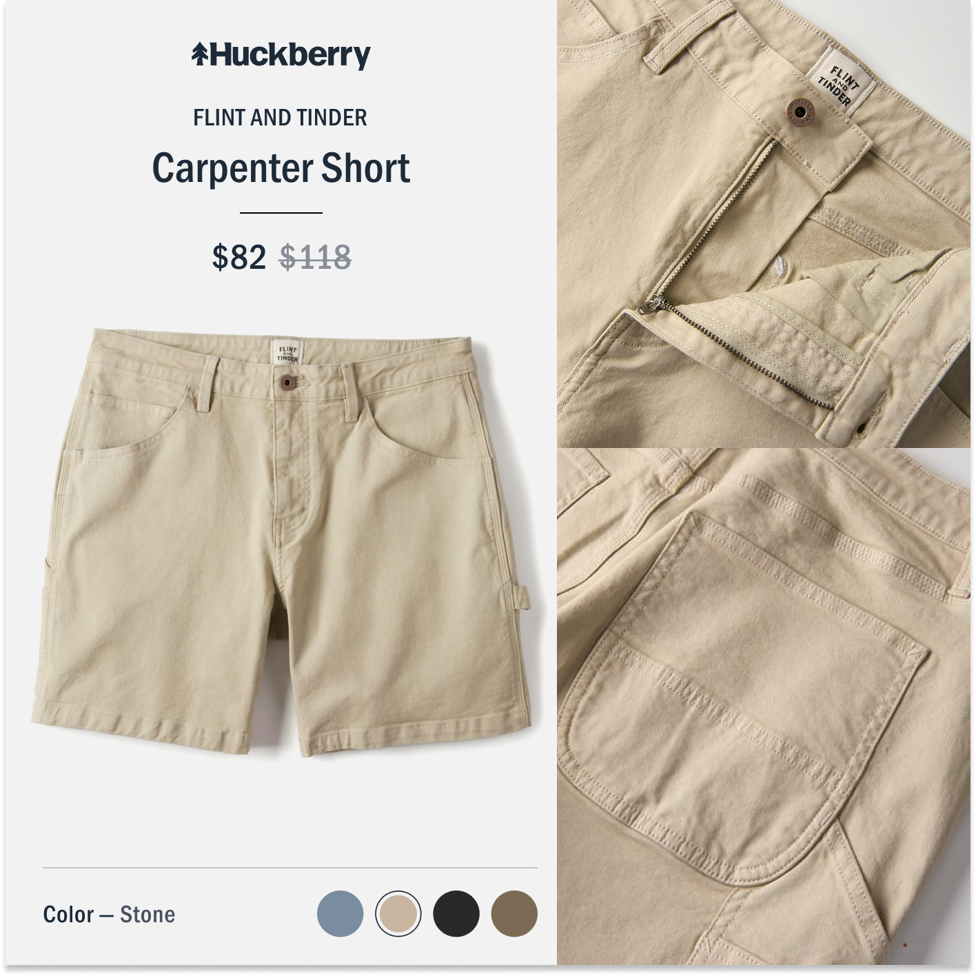 DPA ad created by Socioh for Huckberry in 1:1 dimension